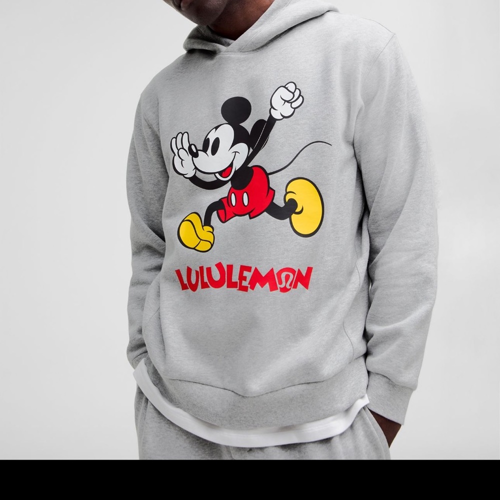 lululemon athletica Gray Hoodie with Mickey Mouse Design limited edition - Picture 2 of 6